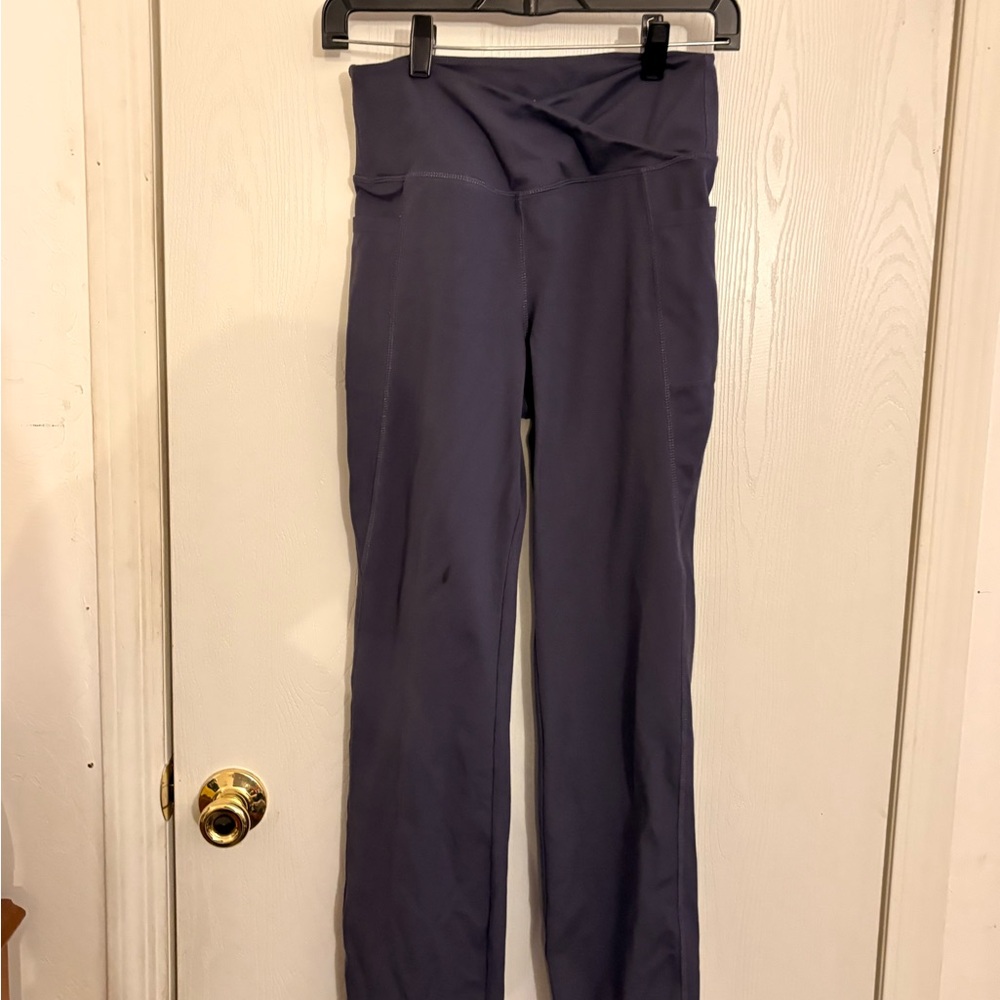 Women's High-Waisted Gray Pants